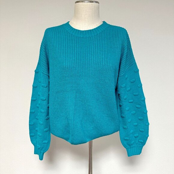 C+D+M Bubbly Bubble Sleeve Knit Sweater - Picture 2 of 8